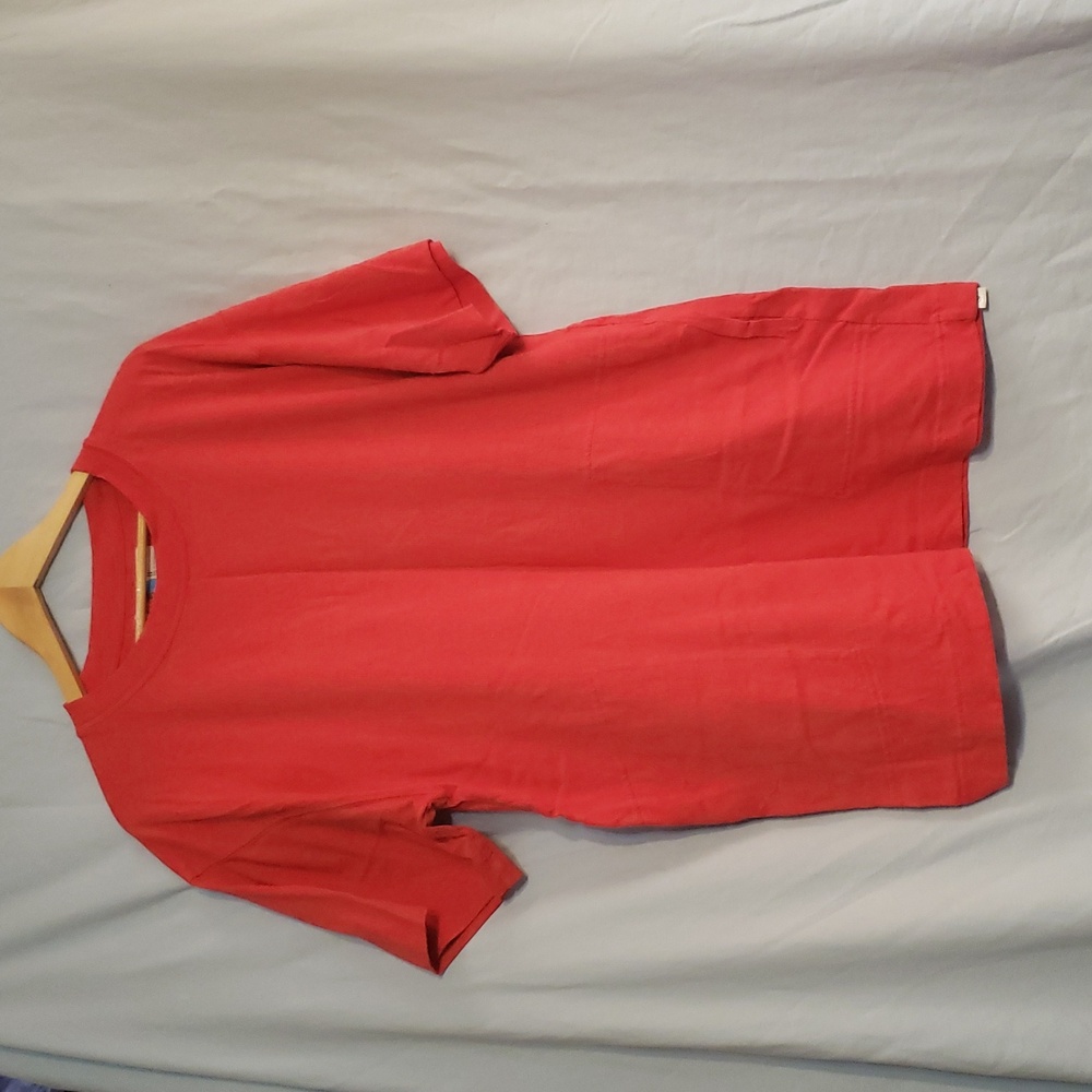Free People Essential Extreme Tee Mini Xs Red - Picture 2 of 4